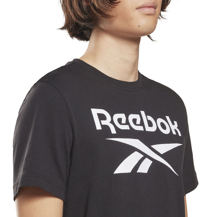 Tricou cu Mânecă Scurtă Bărbați Reebok BIG LOGO TEE HD4222 Negru
