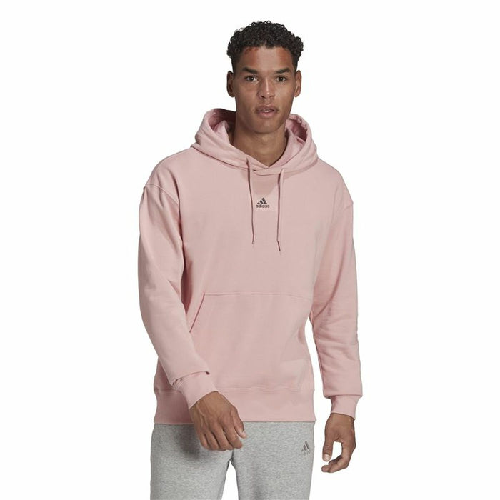 Hanorac cu Glugă Bărbați Adidas Essentials Roz