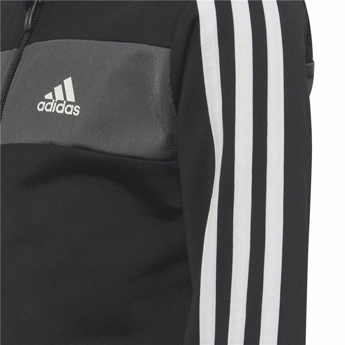 Trening Copii Adidas Essentials Shiny 3 Stripes Negru