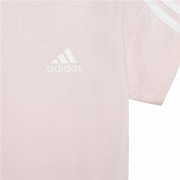 Set Sport pentru Bebeluși Adidas Three Stripes Roz