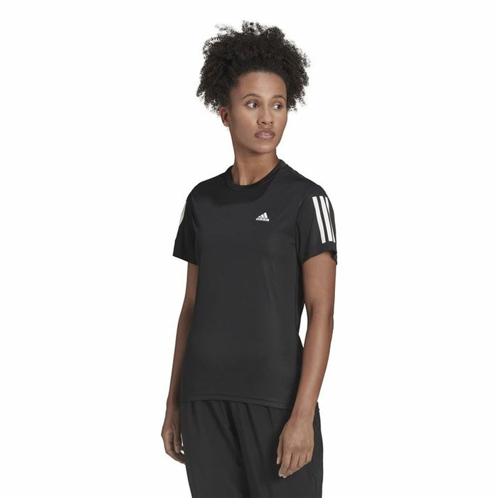 Tricou cu Mânecă Scurtă Femei Adidas Own the Run Negru