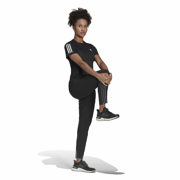 Tricou cu Mânecă Scurtă Femei Adidas Own the Run Negru