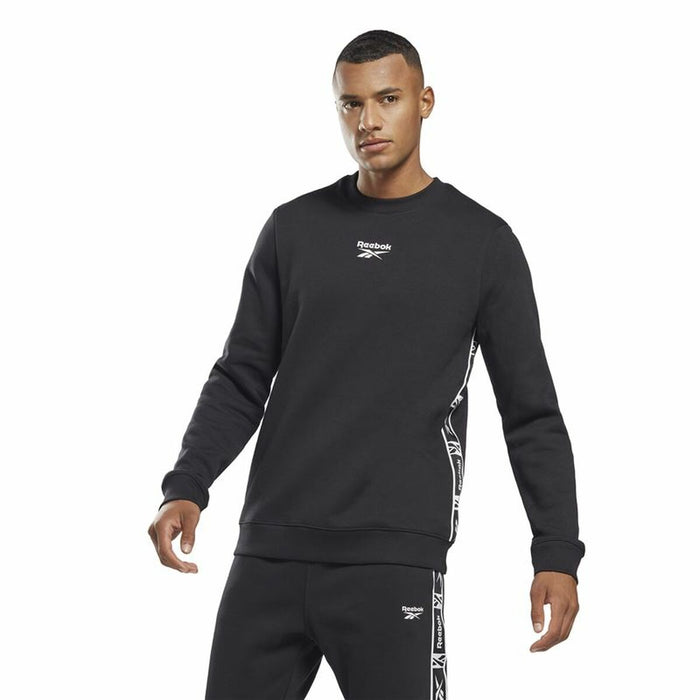Hanorac fără Glugă Bărbați Reebok RI Tape Crew Negru