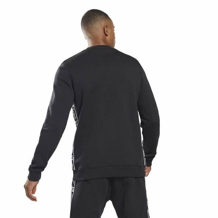 Hanorac fără Glugă Bărbați Reebok RI Tape Crew Negru