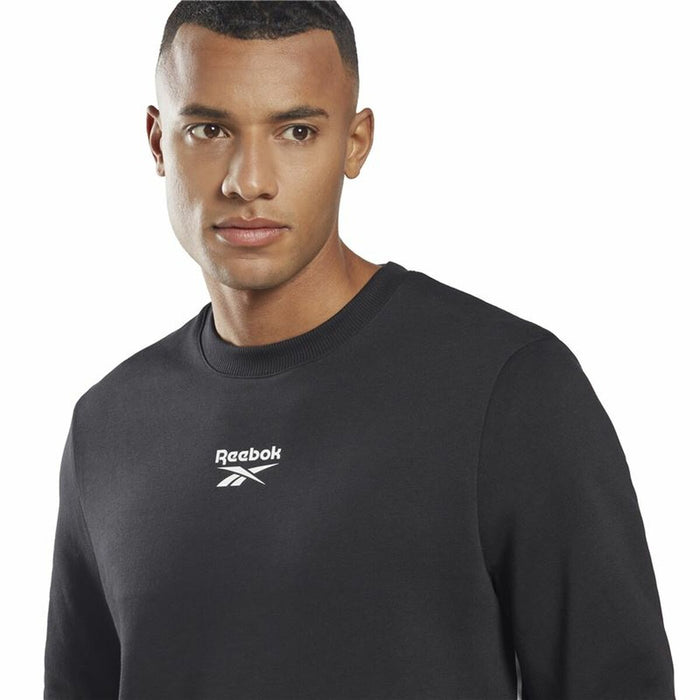 Hanorac fără Glugă Bărbați Reebok RI Tape Crew Negru