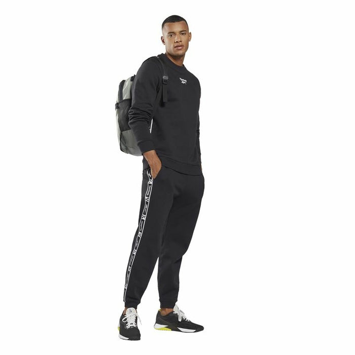 Hanorac fără Glugă Bărbați Reebok RI Tape Crew Negru