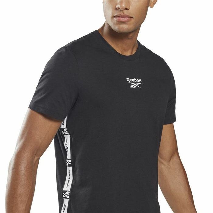 Tricou cu Mânecă Scurtă Bărbați Reebok Identity Negru