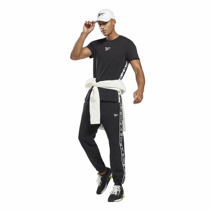Tricou cu Mânecă Scurtă Bărbați Reebok Identity Negru