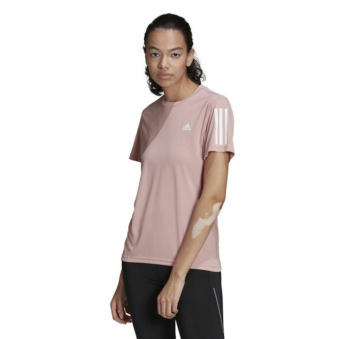 Tricou cu Mânecă Scurtă Femei Adidas Own The Run Roz