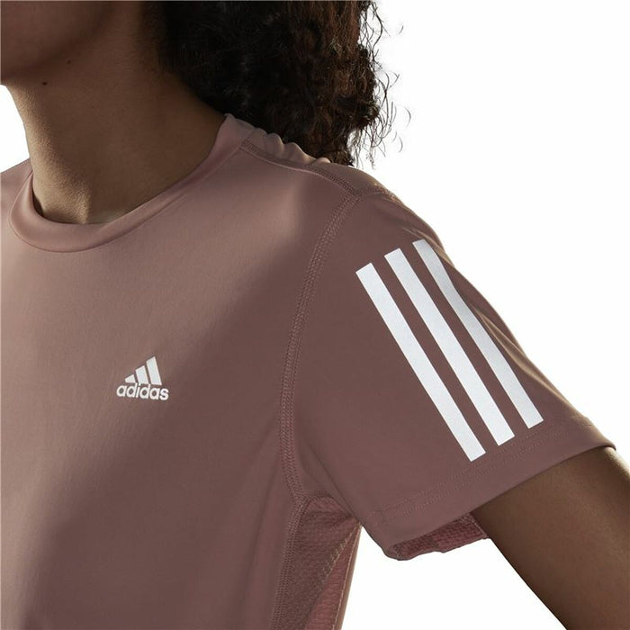 Tricou cu Mânecă Scurtă Femei Adidas Own The Run Roz