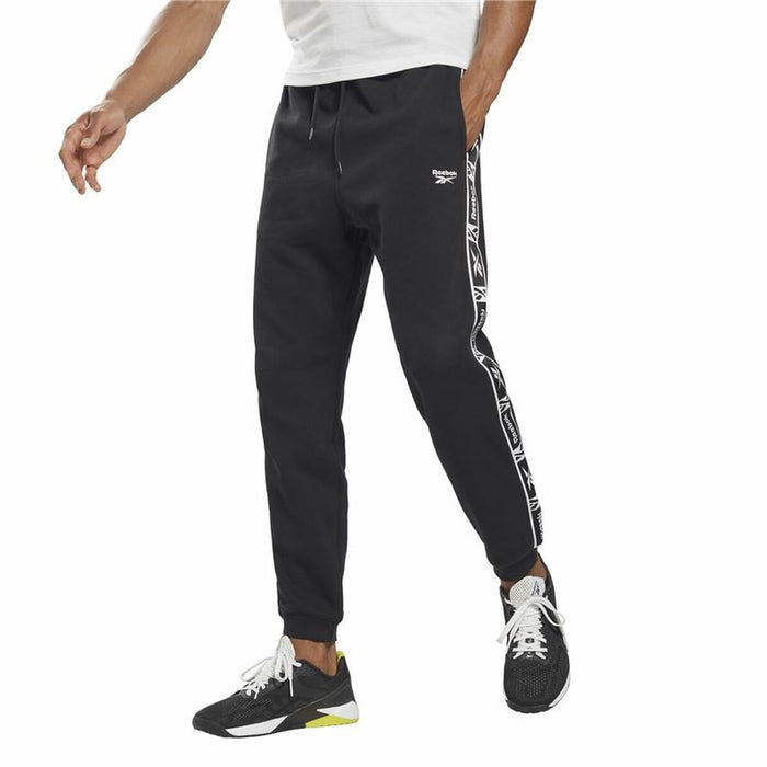 Pantaloni lungi de sport Reebok Ri Tape Negru