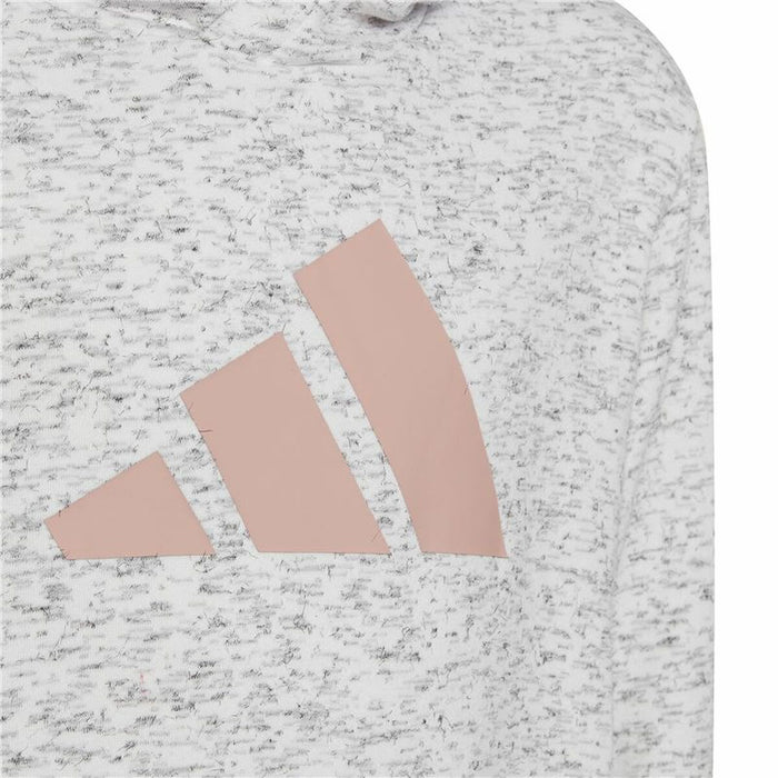 Hanorac cu Glugă Bărbați Adidas Future Icons 3 Stripes Alb