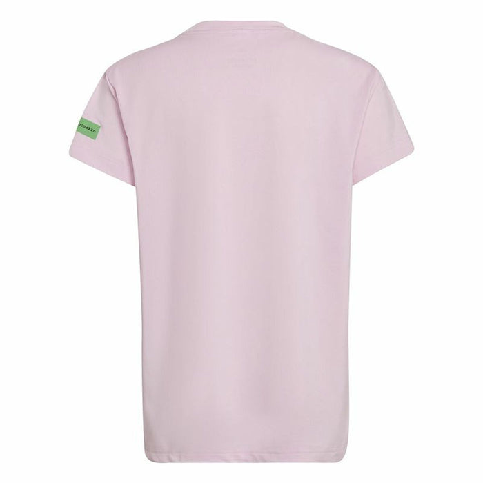 Tricou cu Mânecă Scurtă pentru Copii Adidas x Marimekko Roz