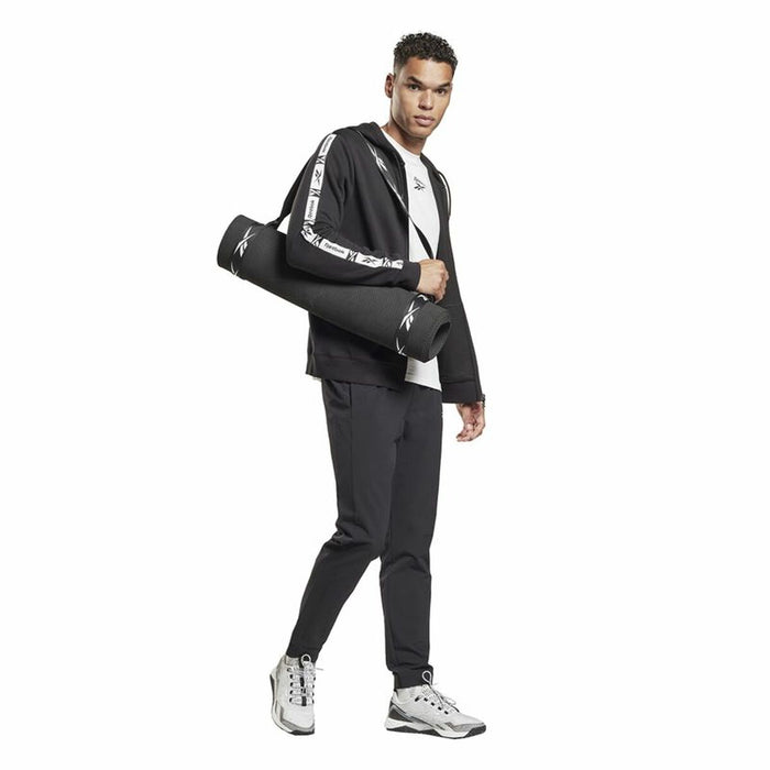 Jachetă Sport de Bărbați Reebok Identity Tape FZ Negru