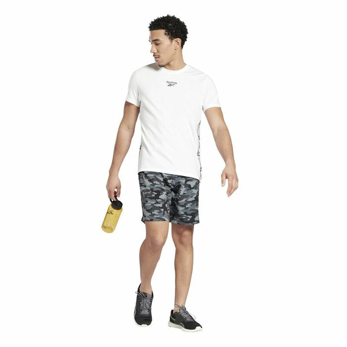 Tricou cu Mânecă Scurtă Bărbați Reebok Tape Alb