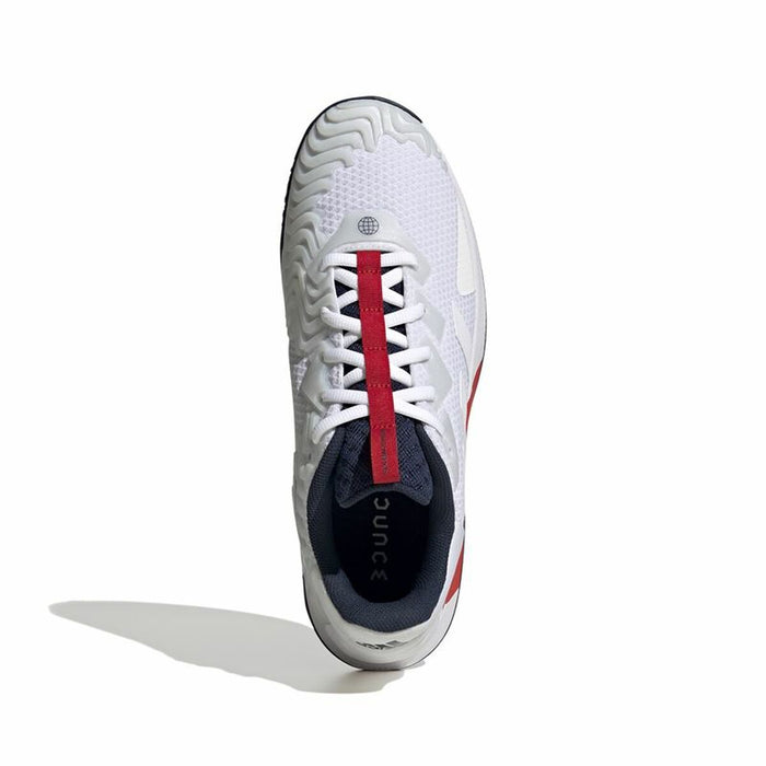Încălțăminte de Tenis pentru Bărbat Adidas SoleMatch Control  Alb