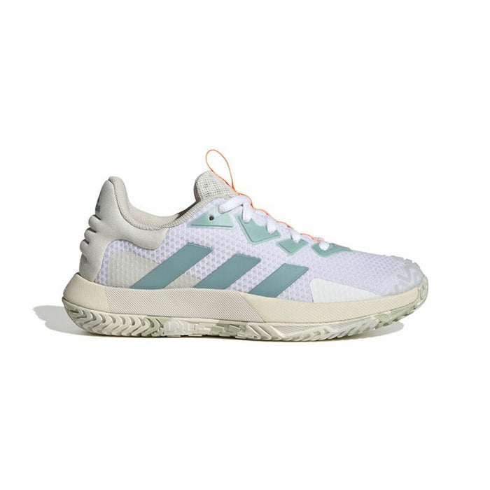 Încălțăminte de Tenis pentru Damă Adidas Control Solematch Alb