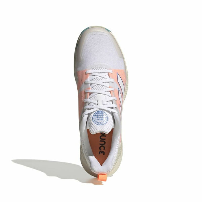 Încălțăminte de Tenis pentru Bărbat Adidas Defiant Speed Alb