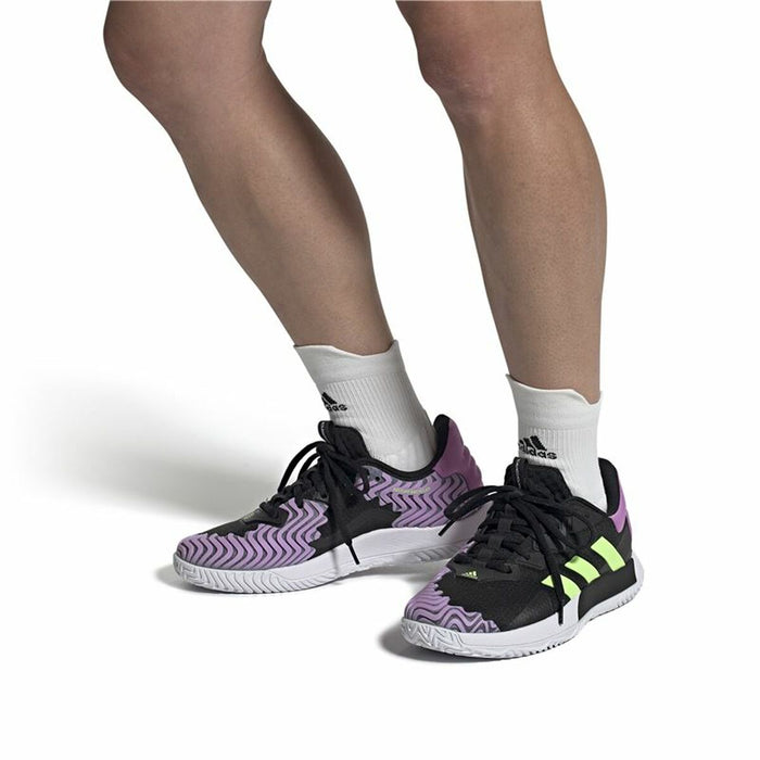 Încălțăminte de Tenis pentru Bărbat Adidas SoleMatch Control  Negru