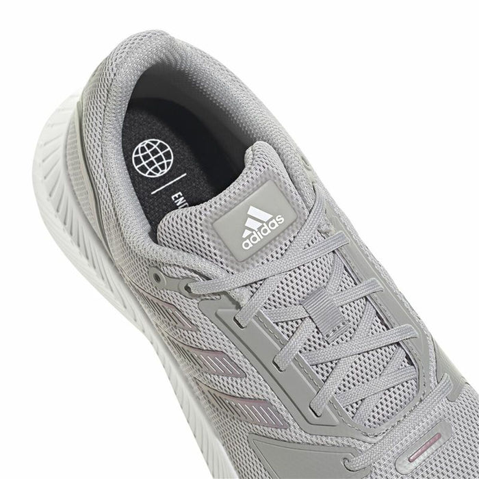 Încălțăminte de Running pentru Adulți Adidas Run Falcon Gri Femeie
