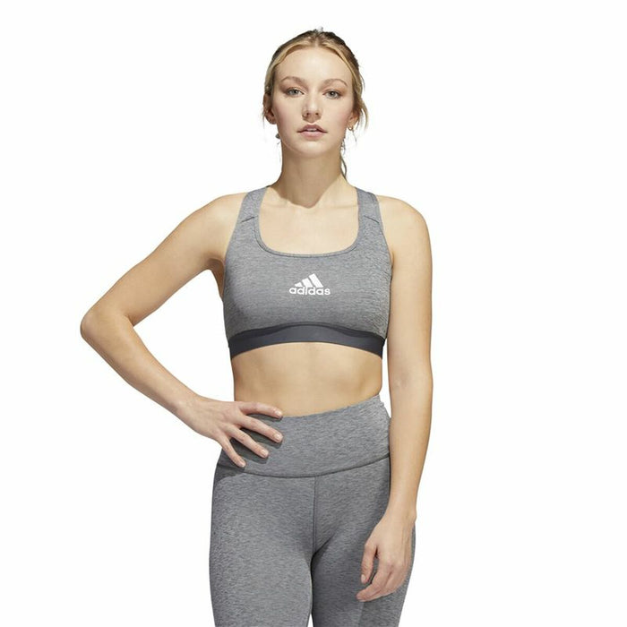 Sutien Sport Adidas Powerreact Medium Gri