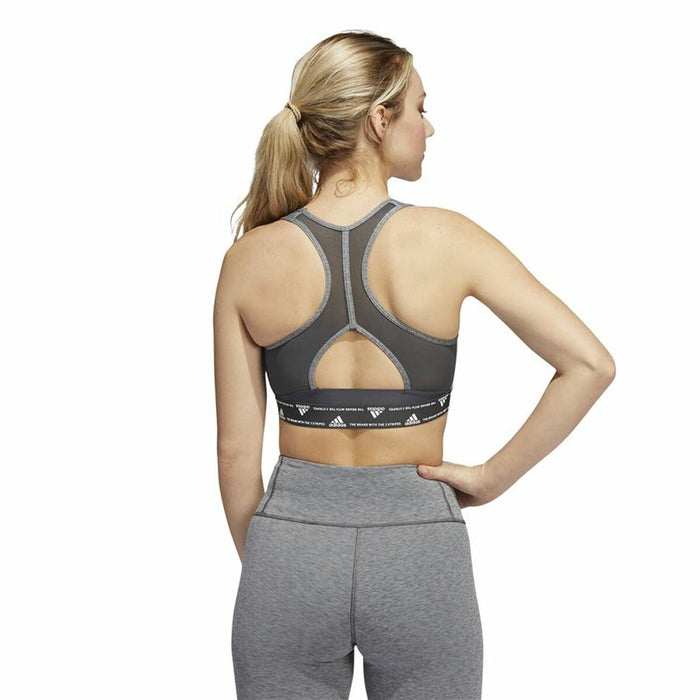 Sutien Sport Adidas Powerreact Medium Gri