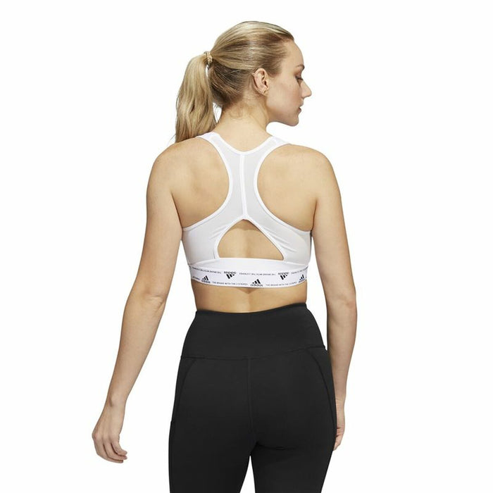 Sutien Sport Adidas PowerReact Training Alb