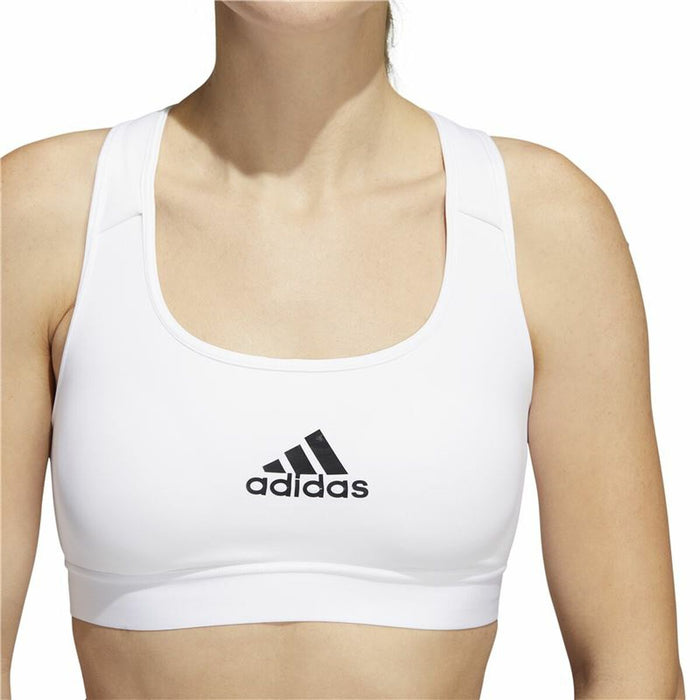 Sutien Sport Adidas PowerReact Training Alb