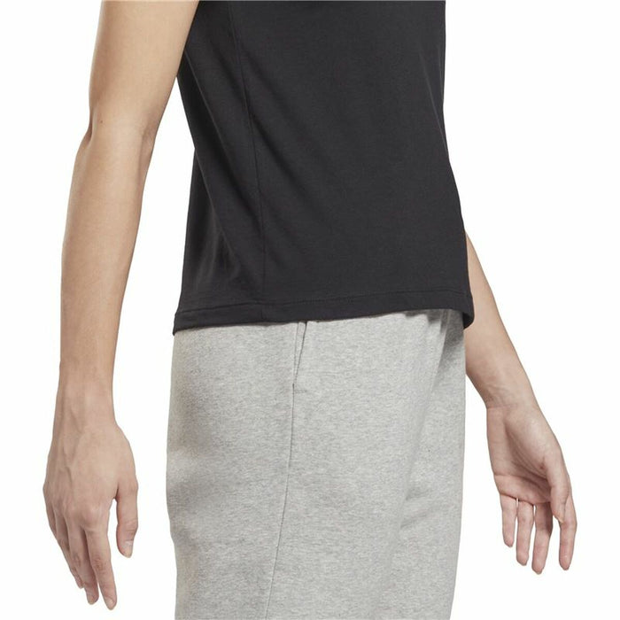 Tricou cu Mânecă Scurtă Femei Reebok Vector Negru