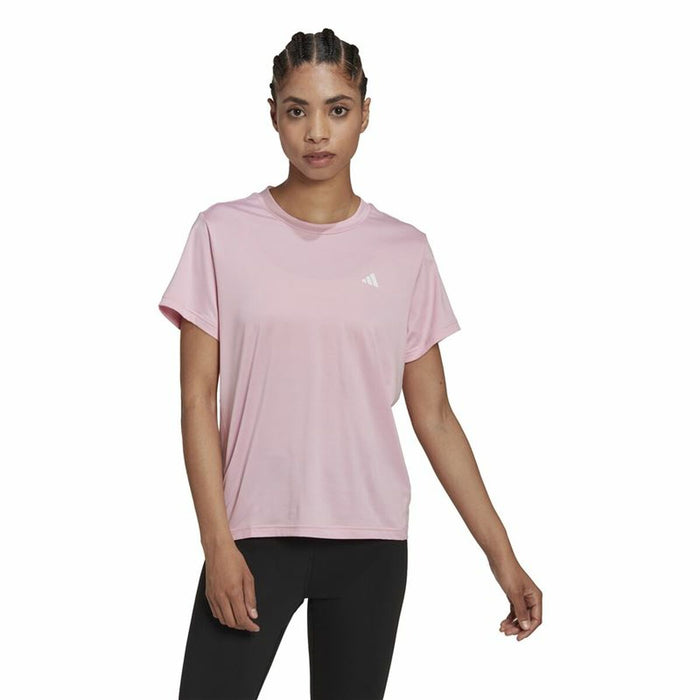 Tricou cu Mânecă Scurtă Femei Adidas Training Minimal Roz