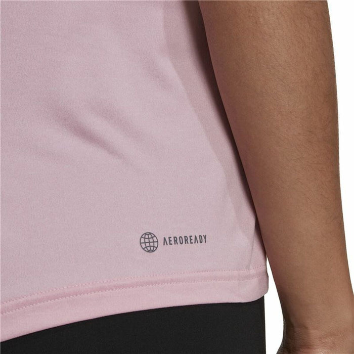 Tricou cu Mânecă Scurtă Femei Adidas Training Minimal Roz