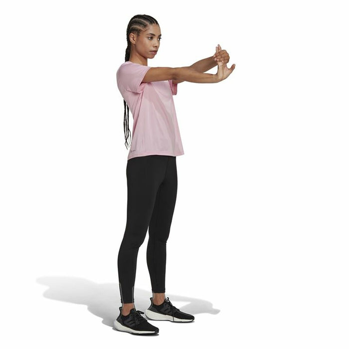 Tricou cu Mânecă Scurtă Femei Adidas Training Minimal Roz
