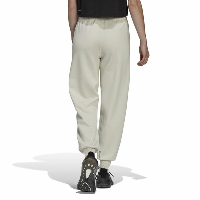 Pantaloni lungi de sport Adidas Aeroready Studio Femeie Bej