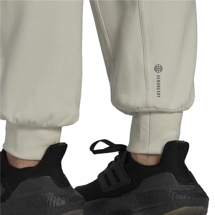 Pantaloni lungi de sport Adidas Aeroready Studio Femeie Bej