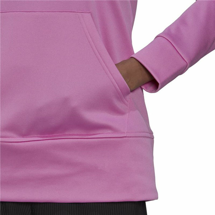Hanorac cu Glugă Femei Adidas  Aeroready Big Logo  Fucsia