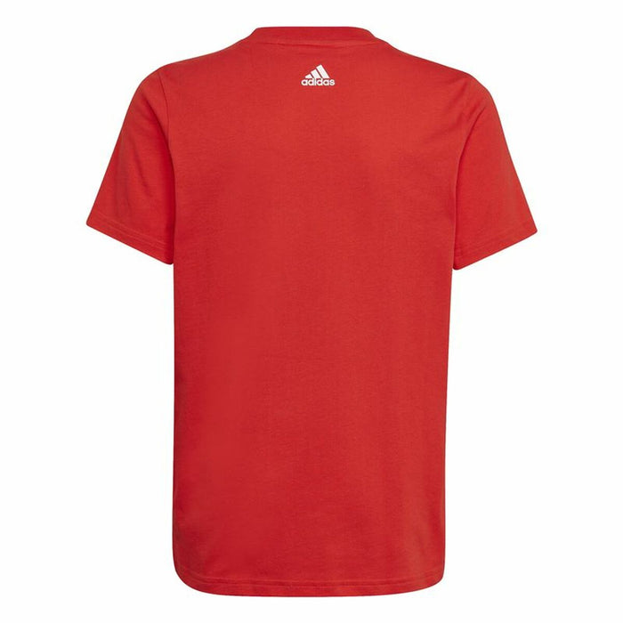 Tricou cu Mânecă Scurtă pentru Copii Adidas Essentials  Roșu