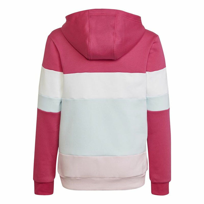 Hanorac cu glugă pentru fete Adidas Colorblock