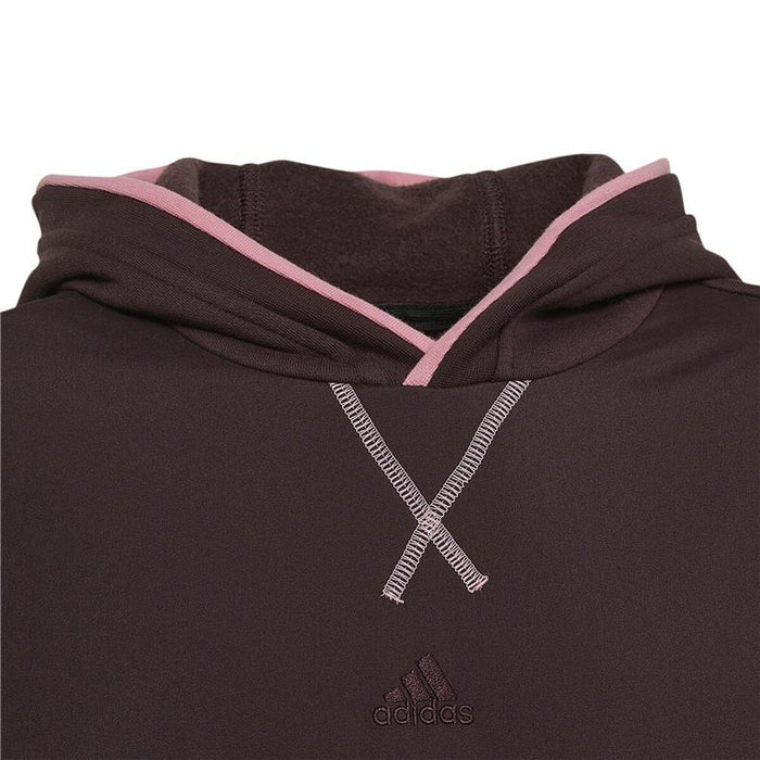 Hanorac cu Glugă Unisex Adidas All Szn Maro