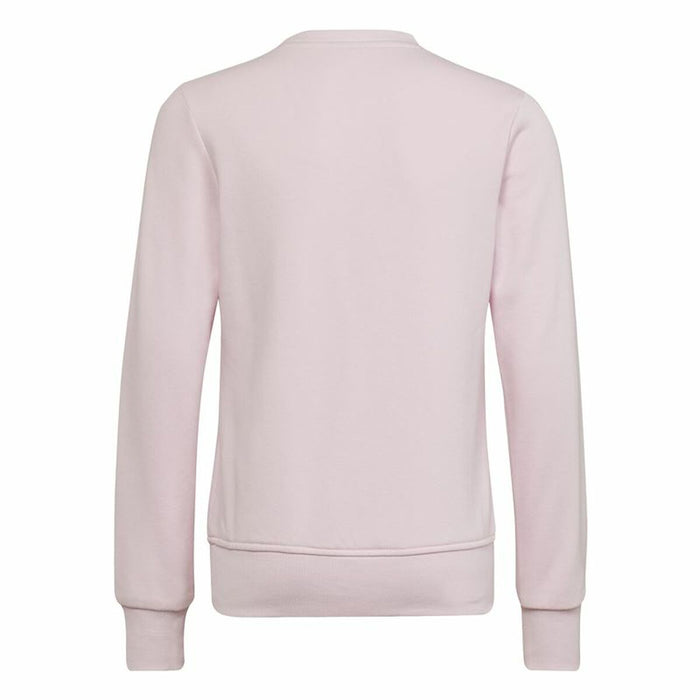 Hanorac fără glugă pentru fete Adidas Essentials Roz deschis