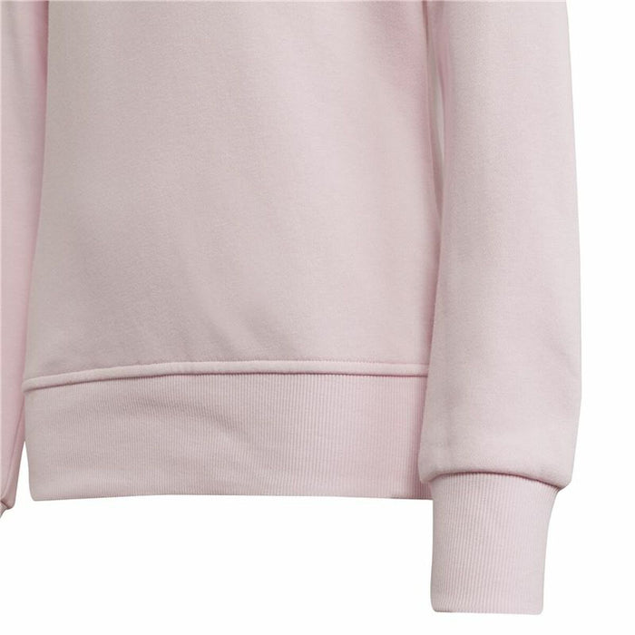 Hanorac fără glugă pentru fete Adidas Essentials Roz deschis