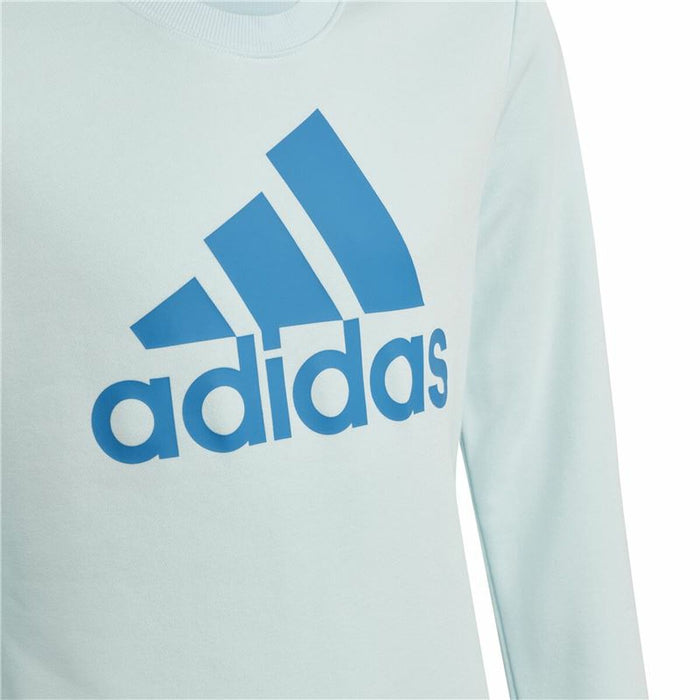 Hanorac fără glugă pentru fete Adidas Essentials Albastru deschis