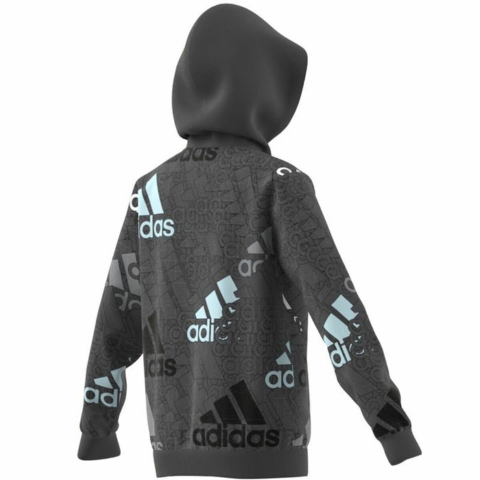 Hanorac cu Glugă Unisex Adidas Performance Gri închis