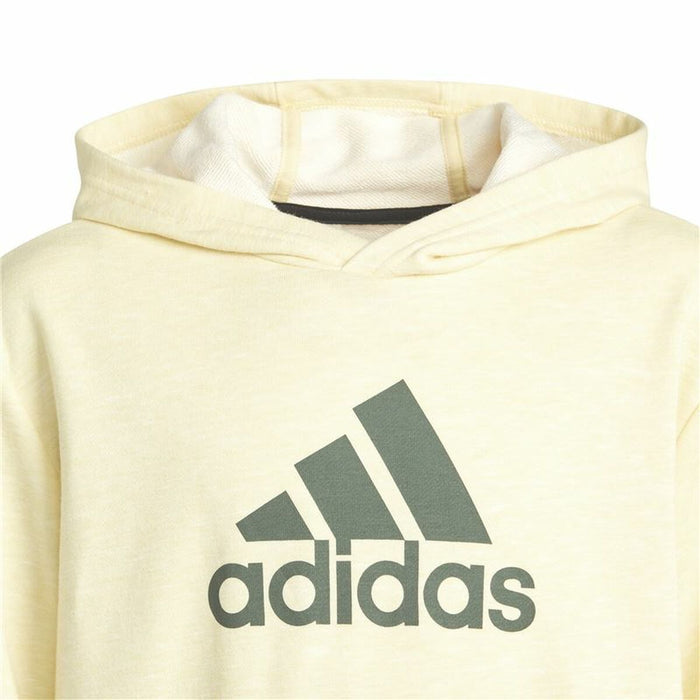 Hanorac cu Glugă Unisex Adidas Future Icons Badge of Sport Galben