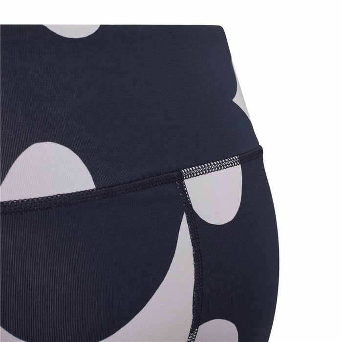 Pantaloni lungi de sport Adidas Alb Femeie Negru