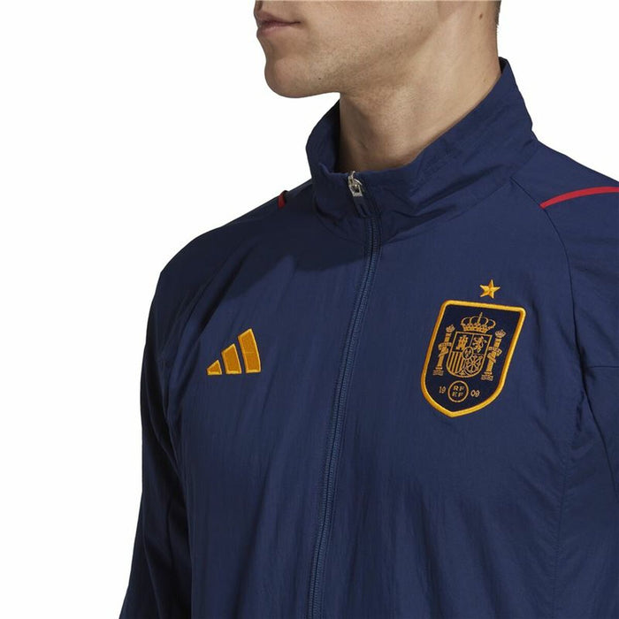 Jachetă Sport de Bărbați Adidas España Albastru Albastru închis