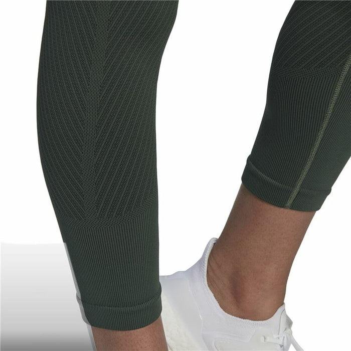 Colanți Sport de Damă Adidas Aeroknit Branded 7/8 Tight Verde