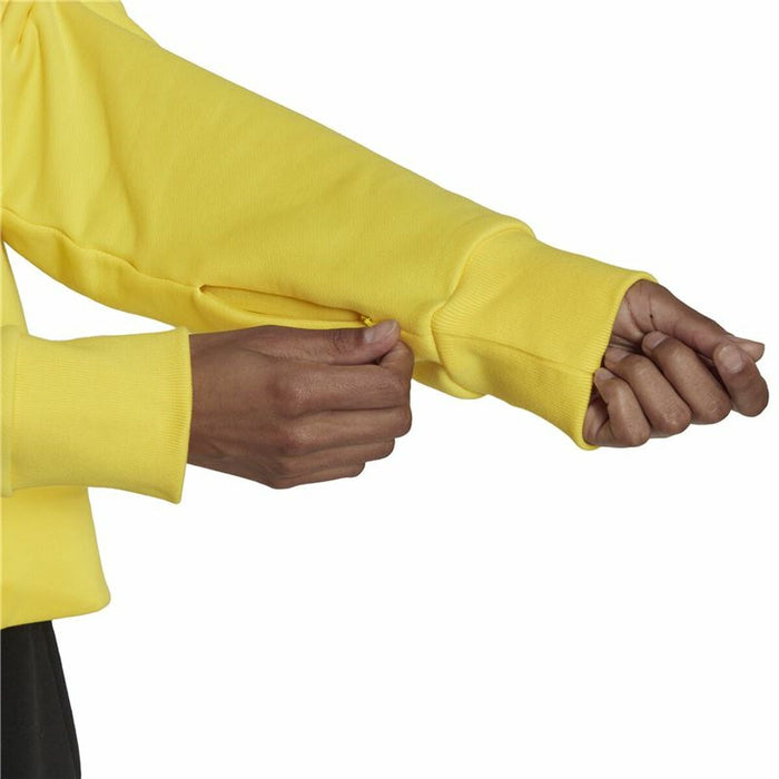 Hanorac cu Glugă Femei Adidas Future Icons Badge of Sport Galben
