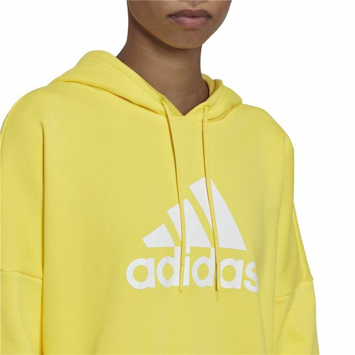 Hanorac cu Glugă Femei Adidas Future Icons Badge of Sport Galben