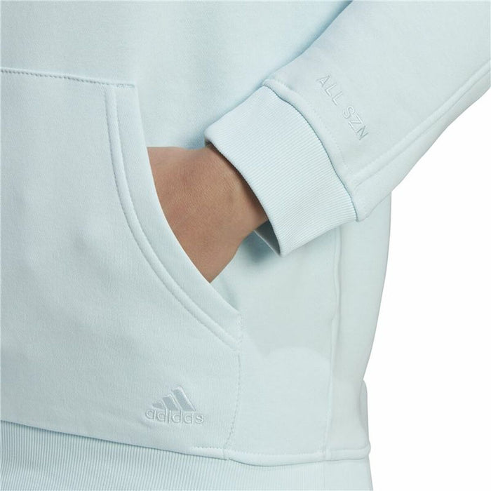 Hanorac cu Glugă Femei Adidas All Szn Fleece Albastru