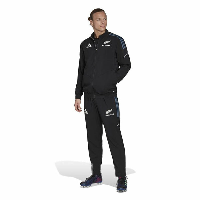Jachetă Sport de Bărbați Adidas All Black Rugby Prime Negru